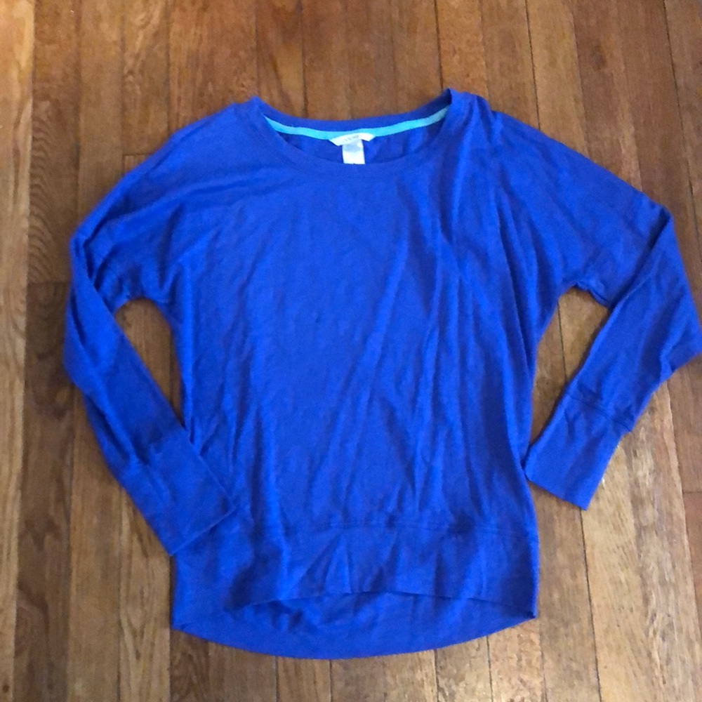 Jockey woman’s small long sleeve blue shirt